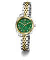 Two-tone Gc Flair Coussin Mini Small Size Metal with a green face on a white background