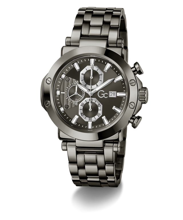 Gc TechnoForce Chrono Metal watch with a detailed face on a white background