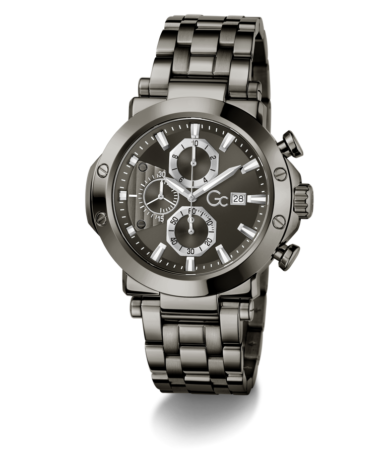 Gc TechnoForce Chrono Metal watch with a detailed face on a white background