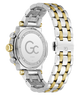 Two-tone silver and gold Gc TechnoForce Chrono Metal watch with visible brand logo on a white background