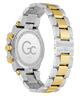 Two-tone silver and gold Gc IronForce Chrono Metal with visible brand logo on a white background