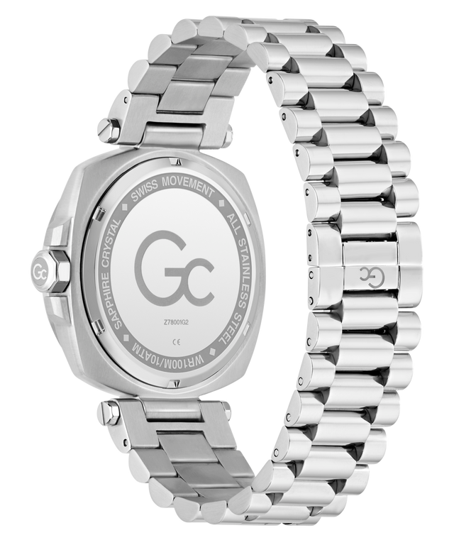 Silver Gc Nobilis Metal with a detailed back view on a white background
