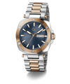 Two-tone Gc Nobilis Metal with silver and rose gold band on a white background