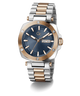 Two-tone Gc Nobilis Metal with silver and rose gold band on a white background