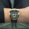 GW0786G1 Guess Mens Black Gold Tone Multi-function Watch video