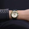 GW0665L1 GUESS Ladies Black Gold Tone Analog Watch video