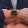 GUESS Mens Orange Multi-function Watch video