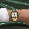 GUESS Ladies Gold Tone Analog Watch video