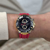 GW0802G2 GUESS Mens Red 2-Tone Multi-function Watch video