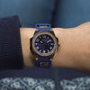 GW0617L3 GUESS Ladies Blue Rose Gold Tone Analog Watch video