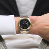 GUESS Mens 2-Tone Day/Date Watch video