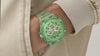 video of green bio based watch at different angles