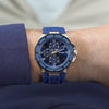 GW0803G2 GUESS Mens Blue Rose Gold Tone Multi-function Watch video