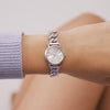 GW0867L1 GUESS Ladies Silver Tone Analog Watch video