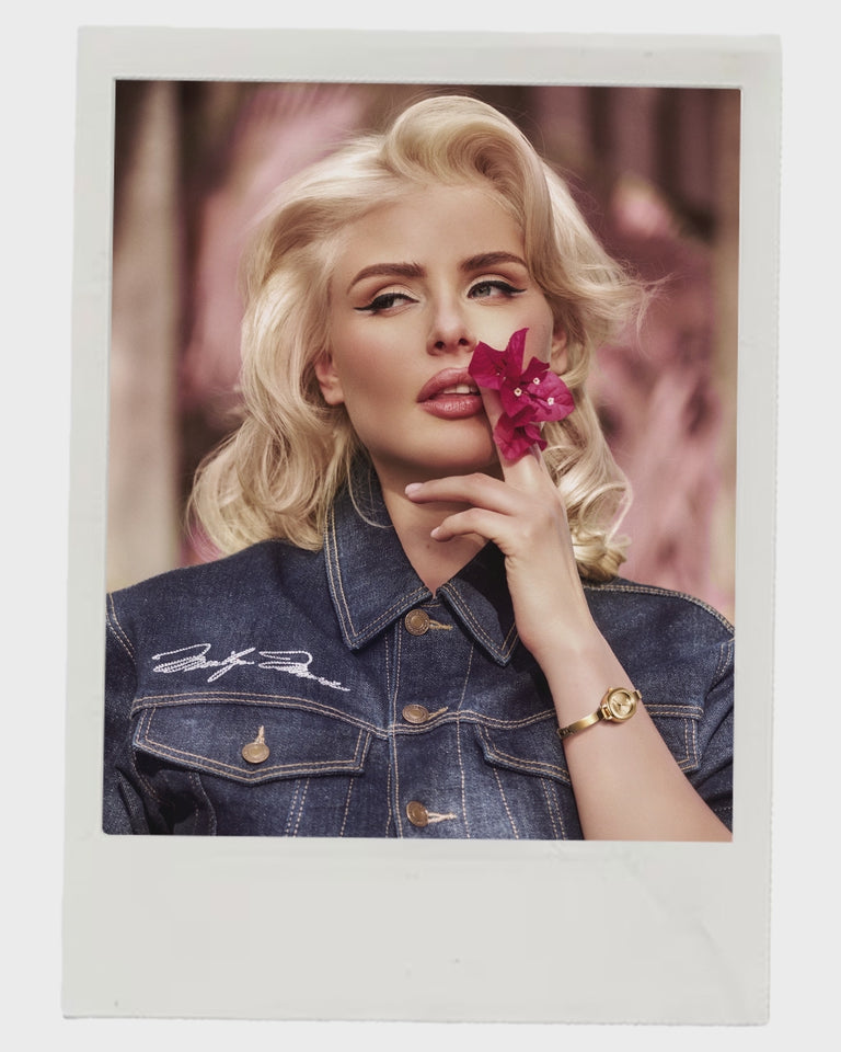 animation of polaroids with multiple watch and beauty images