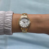 GW0657L2 GUESS Ladies Gold Tone Date Watch angle video