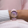 GUESS Ladies Pink Rose Gold Tone Multi-function Watch video