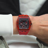 GUESS Mens Red Multi-function Watch video