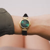 GW0912L4 GUESS Ladies Black Gold Tone Analog Watch video