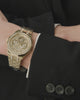 GUESS Mens Gold Tone Multi-function Watch video