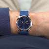 GW0805G3 GUESS Mens Blue Rose Gold Tone Analog Watch video