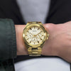 GW0798G2 GUESS Mens Gold Tone Multi-function Watch video