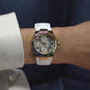 GW0779L1 GUESS Ladies White Gold Tone Multi-function Watch video