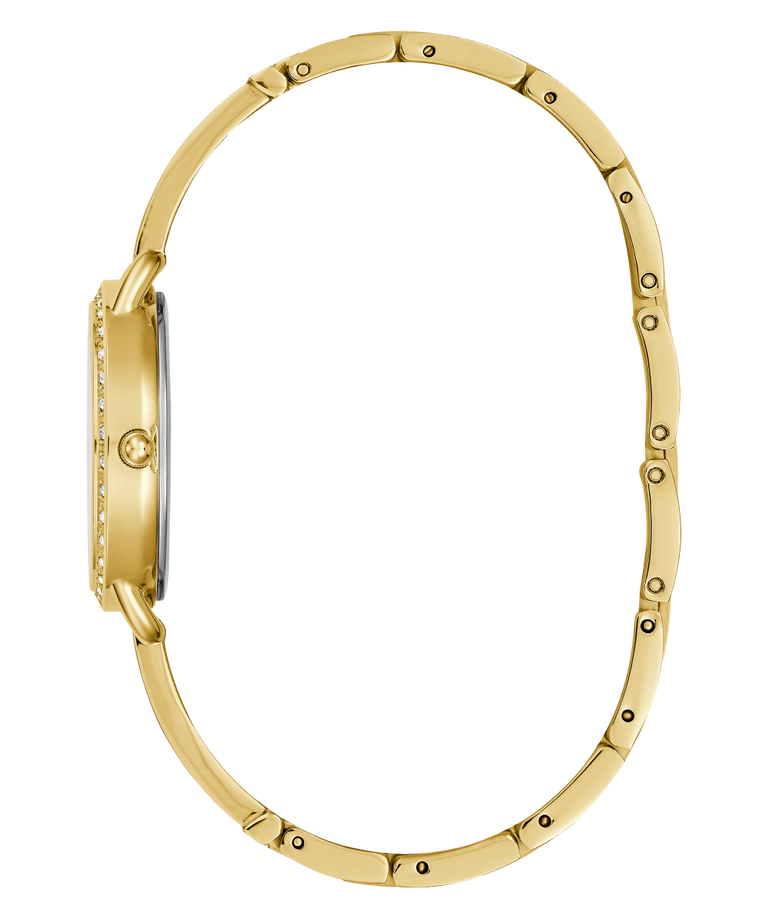 GW0022L2 GUESS Ladies 30mm Gold-Tone Analog Dress Watch profile image