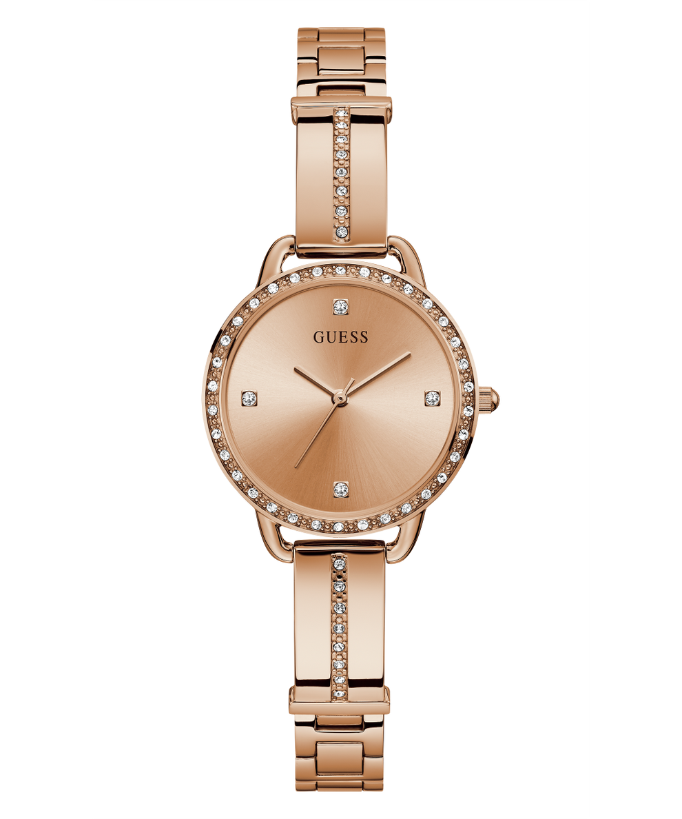 GUESS Ladies Rose Gold Tone Analog Watch - GW0022L3 | GUESS Watches US