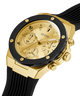 GW0030L2 GUESS Ladies 39mm Black & Gold-Tone Multi-function Sport Watch caseback (with attachment) image lifestyle