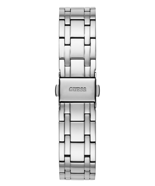 GW0033L1 GUESS Ladies 36mm Silver-Tone Analog Sport Watch strap image