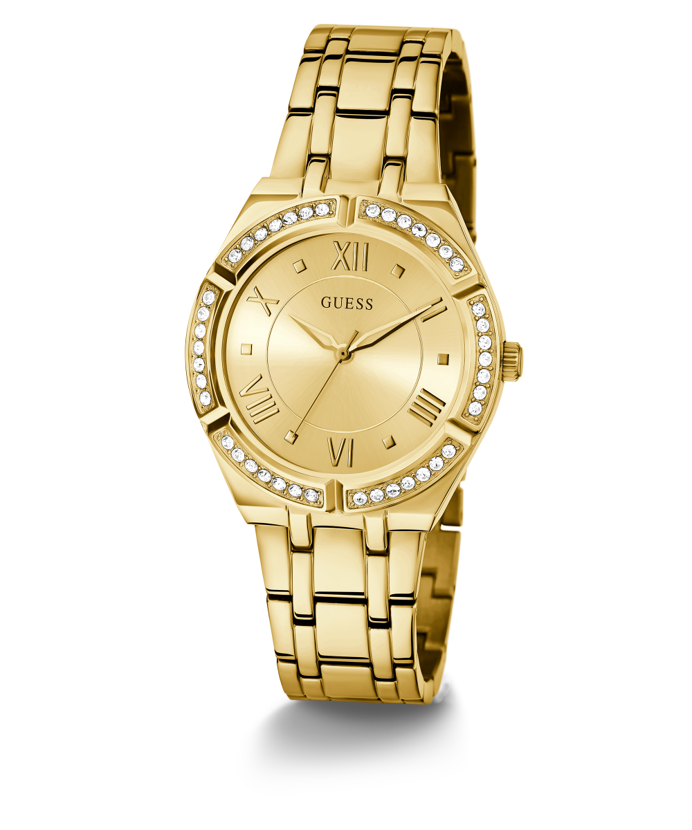 GUESS Ladies Blue Rose Gold Tone Multi-function Watch - U1157L3 | GUESS  Watches US