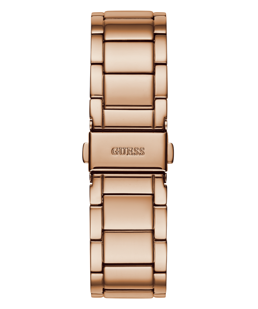 GW0037L3 GUESS Ladies 39mm Rose Gold-Tone Multi-function Sport Watch strap image