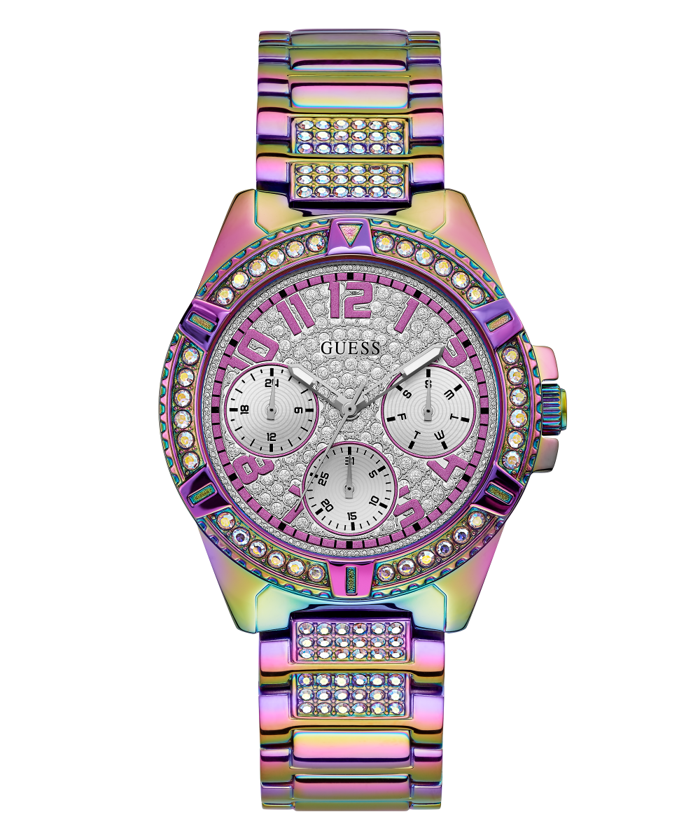 Michele Deco Madison Two-Tone Lavender Diamond Watch, MWW06T000247