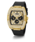 GW0048G2 GUESS Mens 51mm Black & Gold-Tone Multi-function Trend Watch alternate image