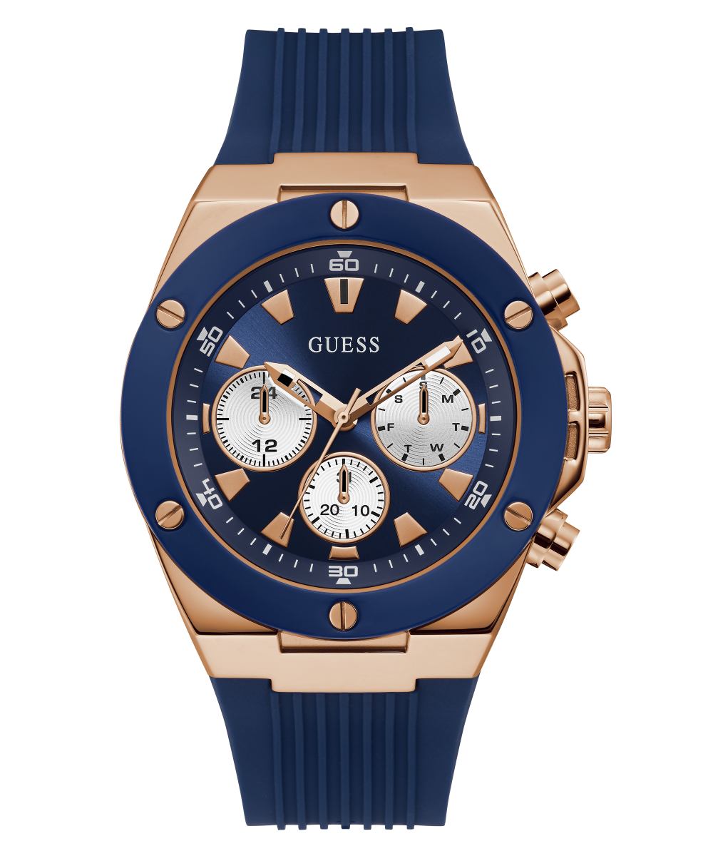 Guess Men's Blue Face Chronograph with Stainless Steel Case & Bracelet  W0875G1 - Walmart.com