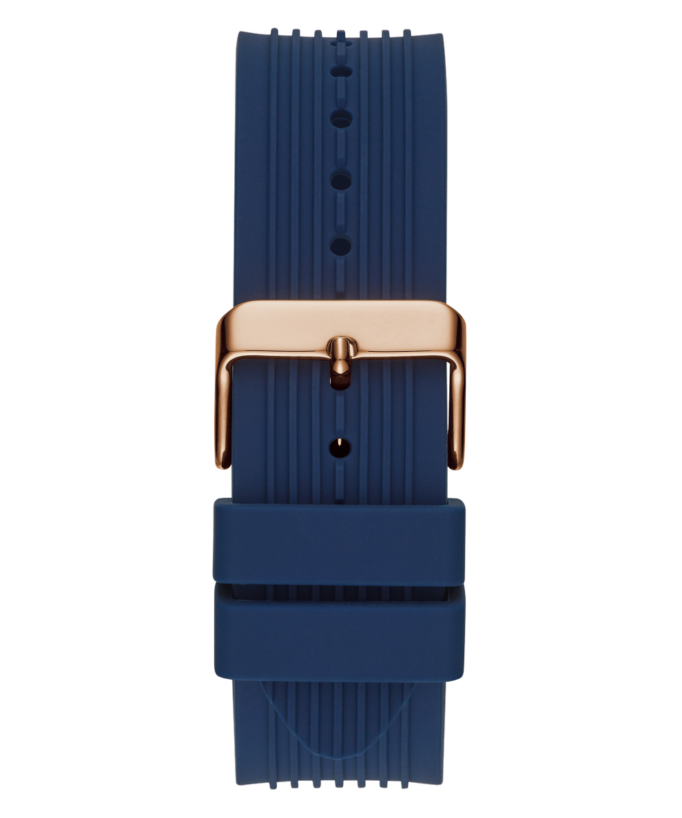 GW0057G2 GUESS Mens 46mm Blue & Rose Gold-Tone Multi-function Sport Watch strap image