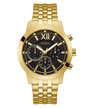 GW0068G3 GUESS Mens 45mm Gold-Tone Multi-function Dress Watch primary image