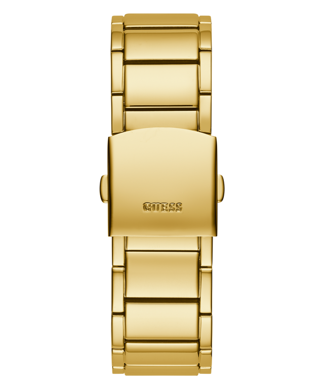GW0094G2 GUESS Mens 42mm Gold-Tone Multi-function Trend Watch strap image