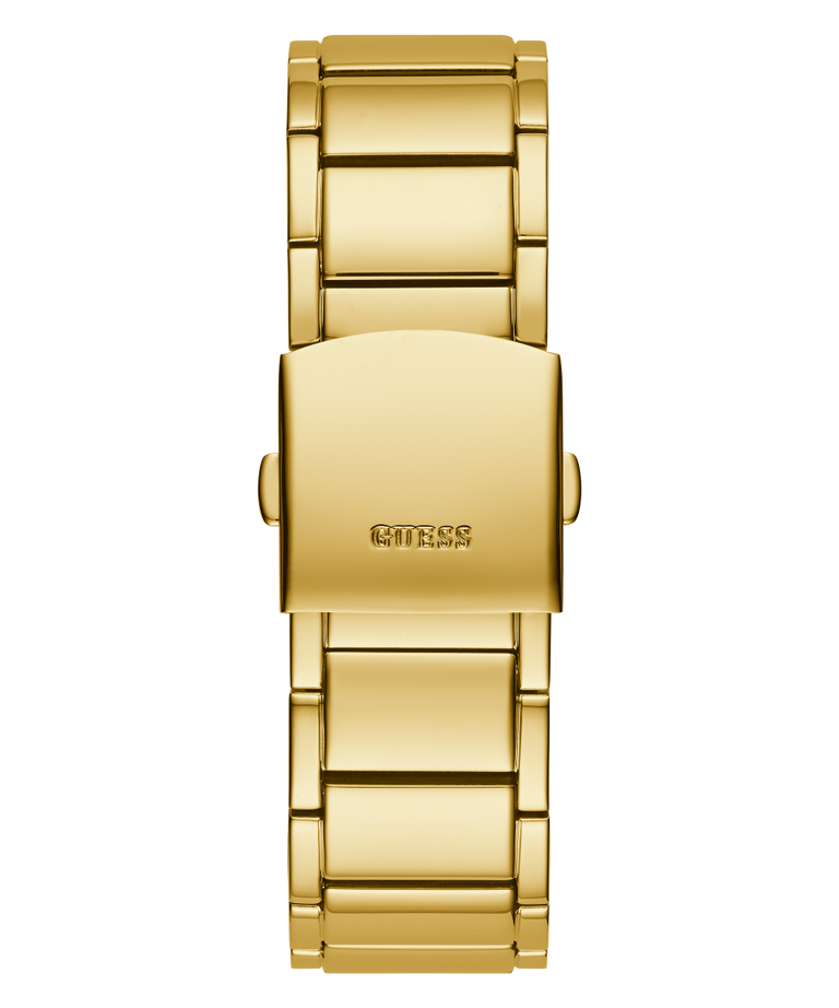 GW0094G2 GUESS Mens 42mm Gold-Tone Multi-function Trend Watch strap image