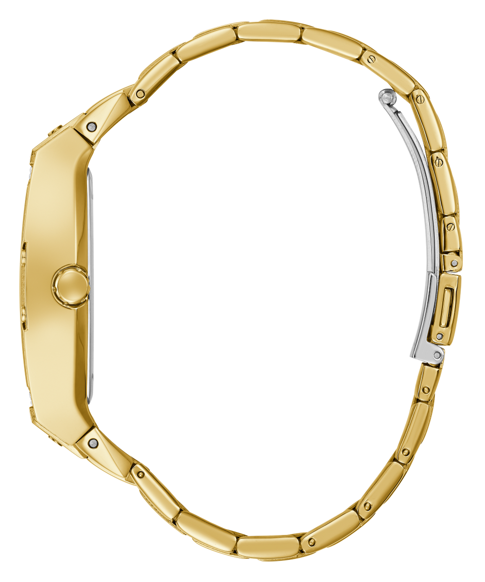 GW0104L2 GUESS Ladies 38mm Gold-Tone Multi-function Trend Watch profile image