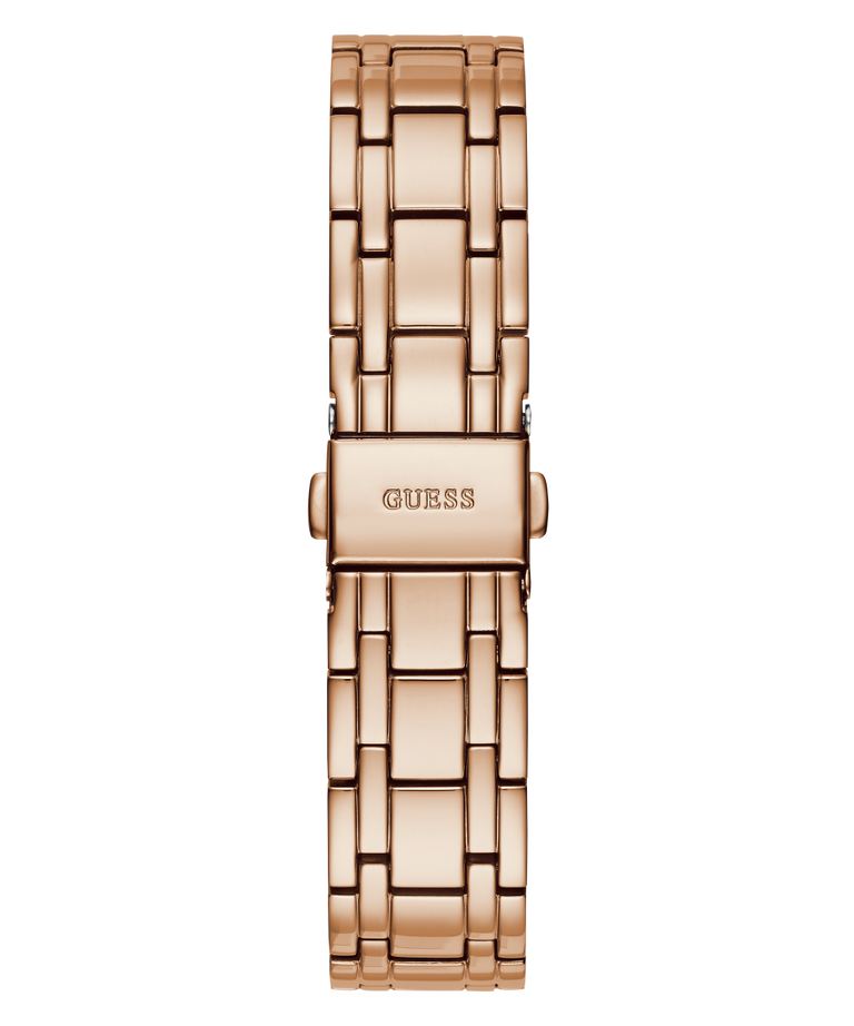 GW0114L3 GUESS Ladies 36mm Rose Gold-Tone Analog Dress Watch strap image