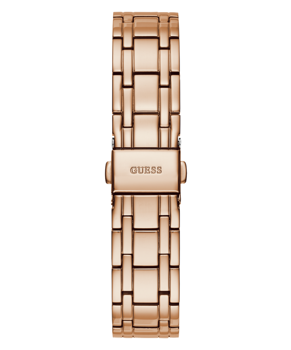 GW0114L3 GUESS Ladies 36mm Rose Gold-Tone Analog Dress Watch strap image