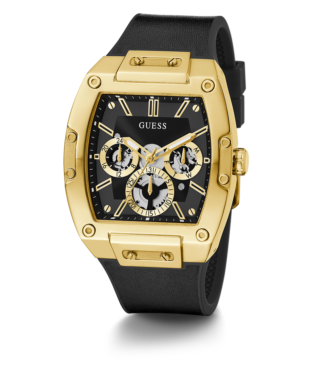Reloj multifuncion GUESS para hombre en tono dorado y negro GW0202G1 GUESS Watches US