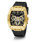 GW0202G1 GUESS Mens 41mm Black & Gold-Tone Multi-function Trend Watch alternate image