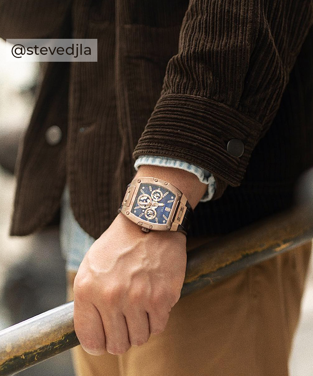 Guess - Buy GUESS Men's Trend Casual Tonneau Diamond 43mm Watch-GW0202G4  |Bharat Time Style