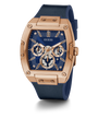 GW0202G4 GUESS Mens 43mm Blue & Rose Gold-Tone Multi-function Trend Watch alternate image