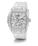 GW0203G1 GUESS Mens 41mm Clear Multi-function Trend Watch alternate image