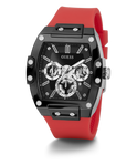 GW0203G4 GUESS Mens 45mm Red & Black Multi-function Trend Watch alternate image