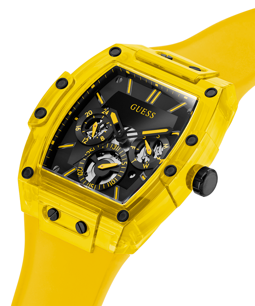 GUESS Mens Yellow Multi function Watch GW0203G6 GUESS Watches US